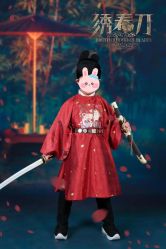 -后宫·古装汉服京剧儿童亲子全家福摄影