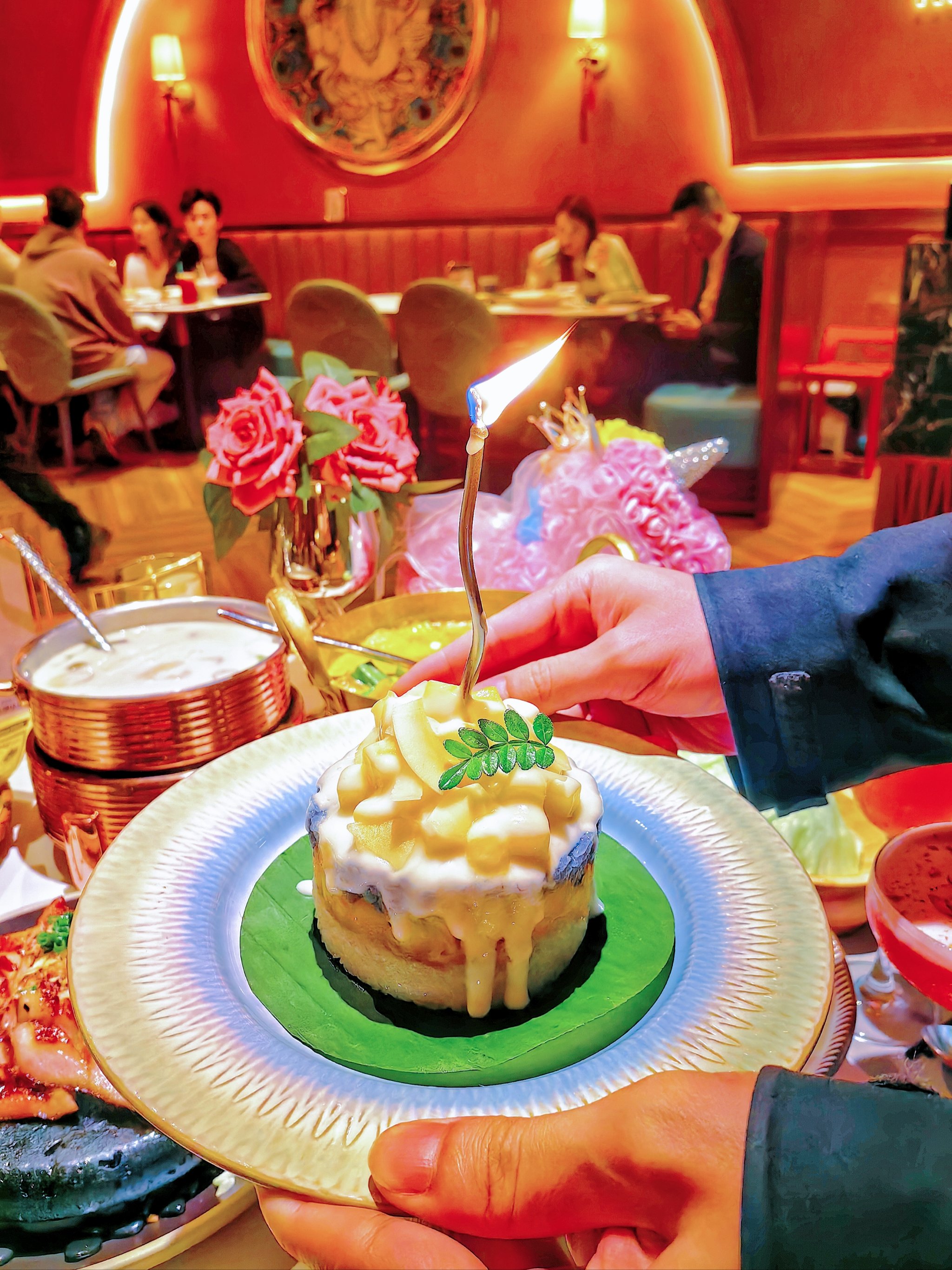 餐厅过生日图片 真实图片