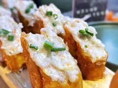 鲜潭手制墨鱼滑老油条-鲜潭蒸汽石锅鱼(五道口购物中心店)