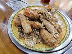 椒盐游水濑尿虾-蚝得喜海鲜(东城店)