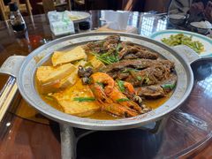 -东来菜馆•手抓海鲜家常菜•海鲜锅贴(鸽子窝店)
