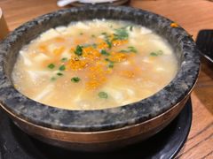 石锅海胆豆腐-撒郎嘿·朝鲜民俗餐馆