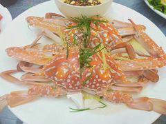 白灼花蟹-覃记海鲜美食餐厅