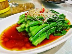 白灼广东菜心-京味民福烤鸭店(建设四马路店)