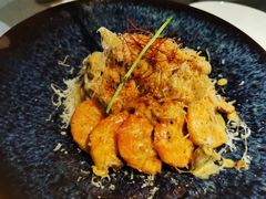鲜茄茸大虾配马斯卡朋意大利面-BE BRIGHT KITCHEN(正佳广场店)
