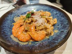 芝士蘑菇鲜虾意大利面-BE BRIGHT KITCHEN(正佳广场店)