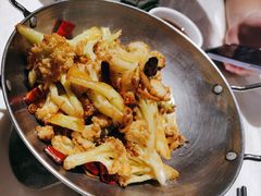 干锅有机花菜-漓江又一軒·广西菜·桂林米粉(梅林店)