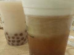 绿茶玛奇朵加珍珠-1点点(中山门大街店)