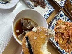 鸡蛋炸馒头片-大槐树烤肉馆