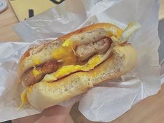 煎蛋芝士早餐肠-BIG BAGEL(永康路店)