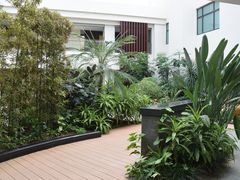 房间外的小露台-扬州中集格兰云天大酒店
