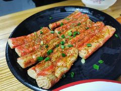铁板进口蟹柳-小张烧烤(百步亭店)