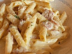 奶油芝士咸肉烩管面-PIZZA BIANCA(民园店)