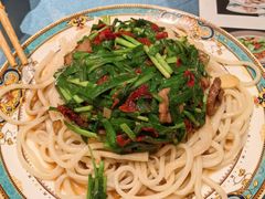 辣皮子韭菜肉拌面-新疆巴州金丝特餐厅(大钟寺店)