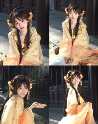 -虞美人汉服摄影
