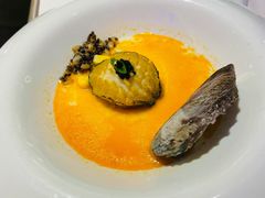 蟹粉虾汤蛋羹黑鱼籽蒸鲜鲍-蟹榭(静安寺晶品商场店)