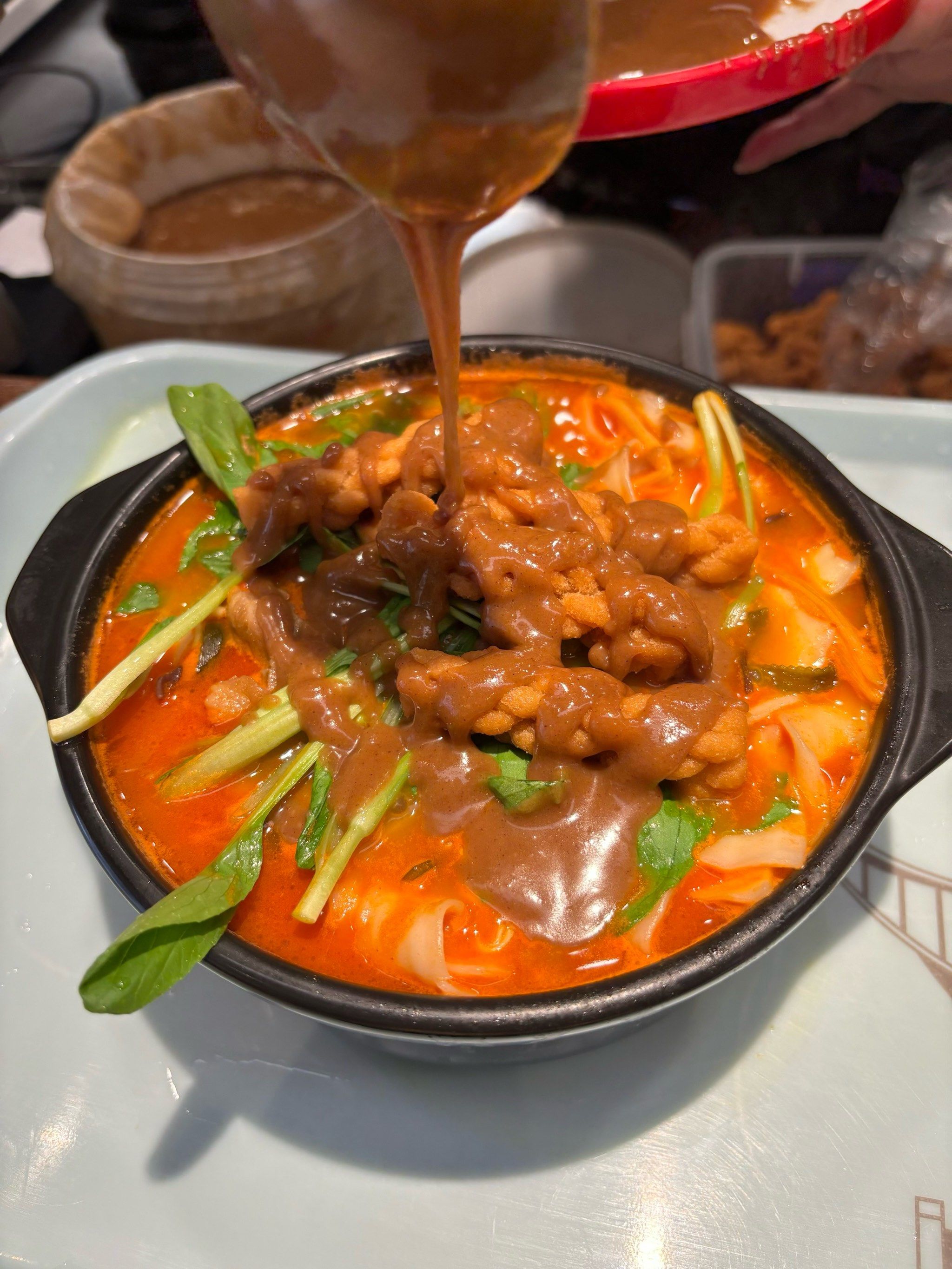 我的午餐好选择 一口入魂的麻酱口味砂锅土豆粉