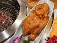 自烤三文鱼排-竹叶亭日式烤肉料理(天辅圣堡小区店)