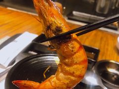 烤黑虎虾-赤坂亭·M9和牛烧肉·铁板烧·日料398放题(长泰广场店)