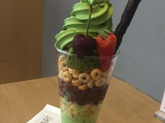 36芭菲-36抹茶·千层与鲜果茶(欢乐海岸店)