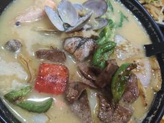 海鲜姜汁猪肝面-台州老六海鲜面馆(上南总店)