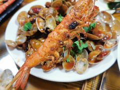 烤大虾-兆辉木炭海鲜烧烤·海鲜小炒