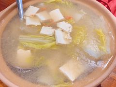 白菜豆腐粉丝砂锅-老天桥酱肉烧饼夹肘子(天桥店)
