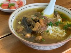 姬松茸鸡汤泡饭-玉滋補