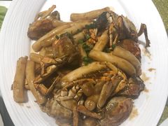 毛蟹炒年糕-洋洋中餐馆·SINCE 1997(信投店)