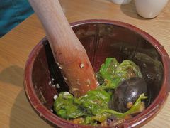 皮蛋青椒擂茄子-费大厨辣椒炒肉(万家丽一店)