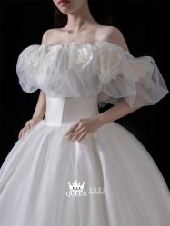 点击看大图 -艾拉·女王婚纱礼服馆