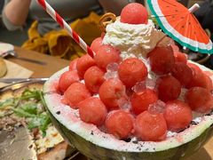 西瓜啵啵奶冰刨冰-大象厨房(重庆道店)