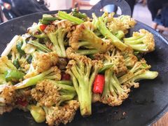 干锅有机花菜-金豆角砂锅焖面(安贞店)