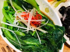 白灼蔬菜-蓉李记成都名小吃(宜昌伍家岗万达店)