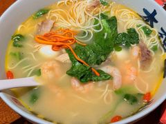 老母鸡汤虾仁面-李犟大爆鳝面·手工蟹黄包(湖滨西湖店)