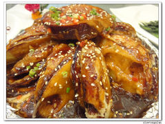 铁板海虾茄盒-百年食府(亦庄店)