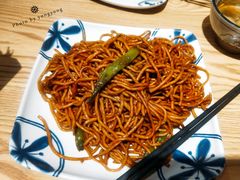 扁豆肉丝焖面-老九圆山西面馆(CBD店)