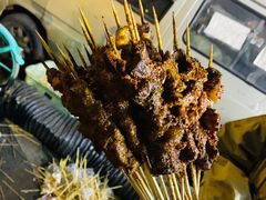 -劳动公园新疆人烤腰子