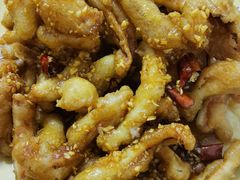 炸鱿鱼条-天伦海鲜·老味道·青岛菜(栈桥天主教堂店)