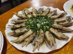 葱油蛏子-温州一家人美食(西木头市店)