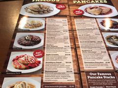 菜单-Pancakes on the rocks(Darling Harbour)