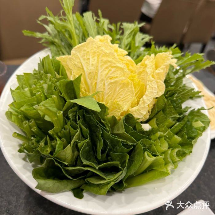 常赢三兄弟·清真涮肉(常营店)蔬菜拼盘图片