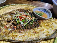 香茅草烤鲈鱼-云上千禾(水上店)