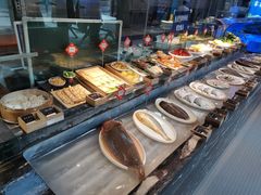 自助取餐区-渔民船说·北塘海鲜·天津菜·海肠捞饭(北塘古镇店)