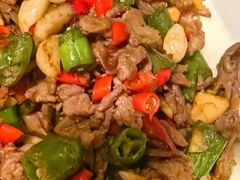 杭椒爆炒牛肉-新白鹿餐厅(松江开元地中海店)