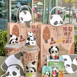 会有人拒绝这么可爱的熊猫吗🐼52TOYS✖️奈雪的茶联名奶茶🥤