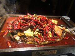 -探鱼·鲜青椒爽麻烤鱼(东城万达广场店)