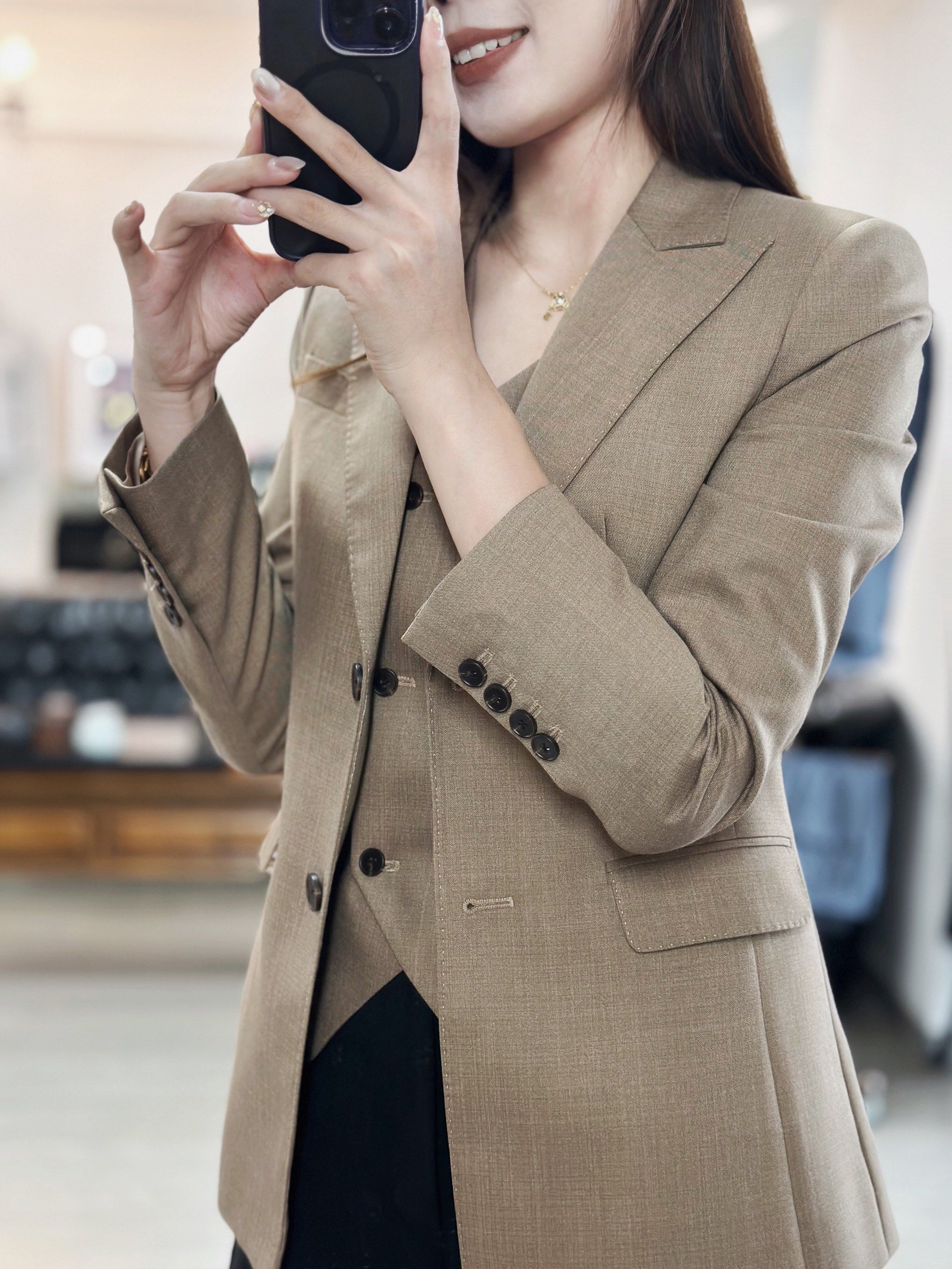 办公室必备西装look合肥女士西装