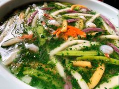 荠菜鲜虾面疙瘩-伙靠·江浙菜(田林路店)