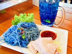 -蝶豆花蓝面条